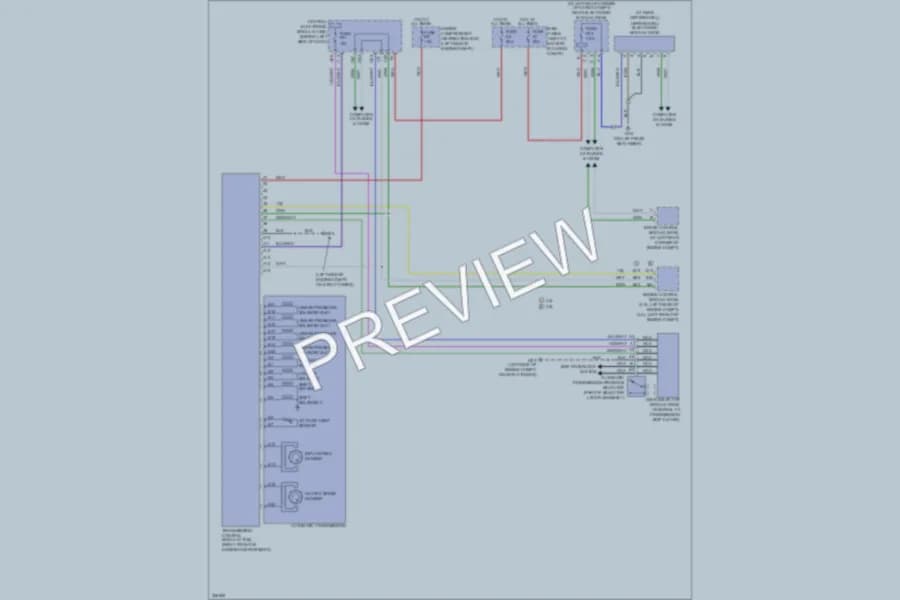 2010 Volvo XC90 Transmission wiring diagram preview