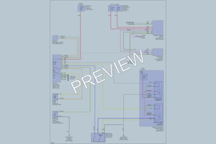2010 Volvo XC90 Wiper Washer wiring diagram preview