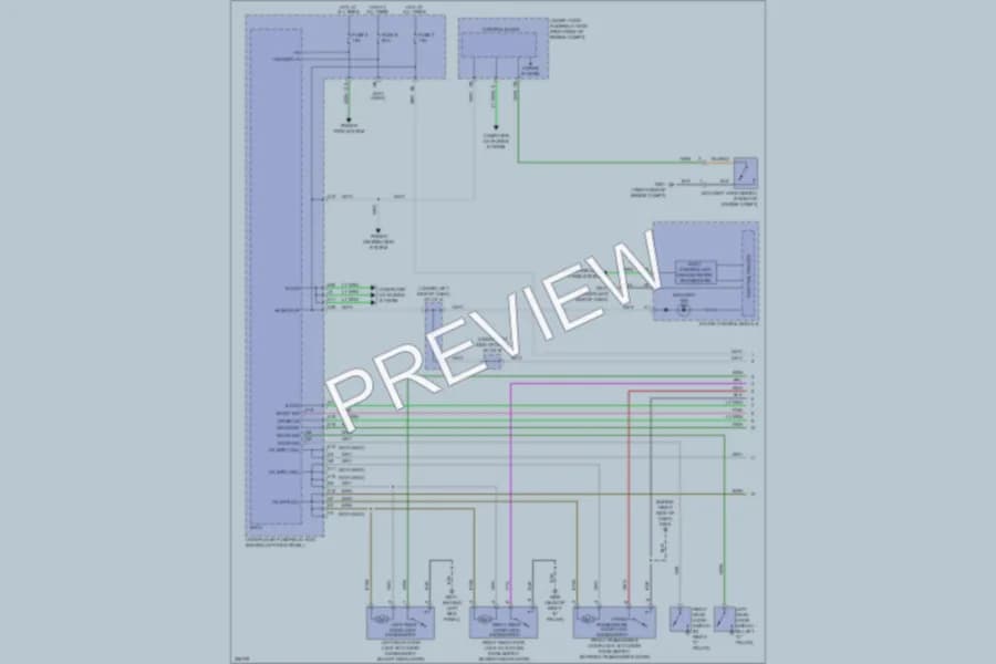 2011 Acura MDX Anti Theft wiring diagram preview