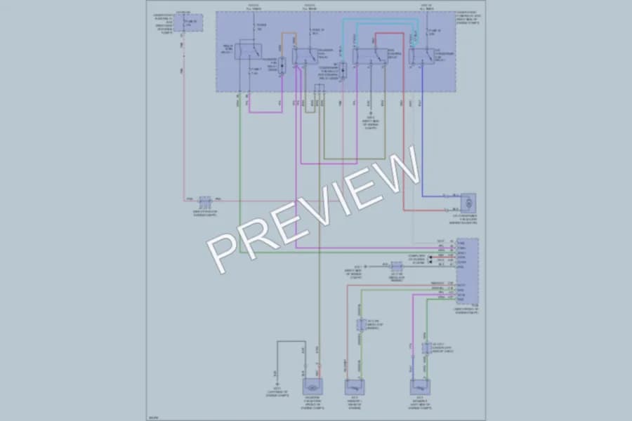 2011 Acura MDX Cooling Fan wiring diagram preview