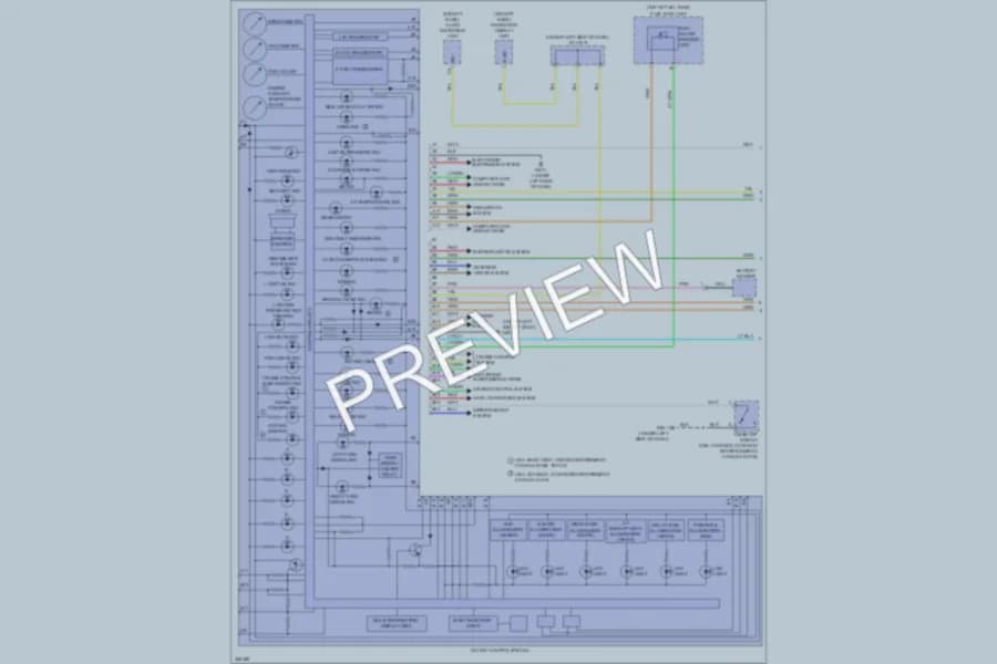 2011 Acura MDX Instrument Cluster wiring diagram preview