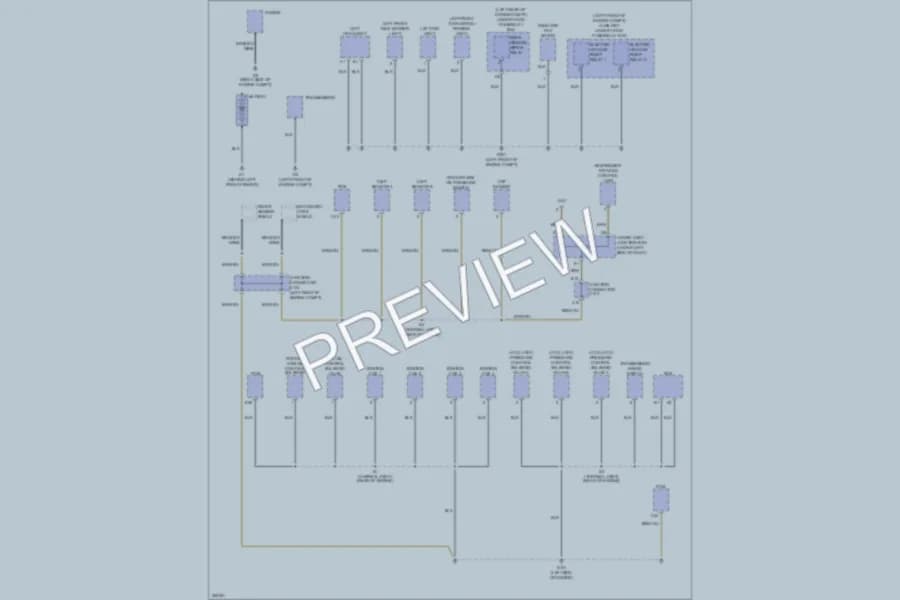 2011 Acura RDX Ground Distribution wiring diagram preview