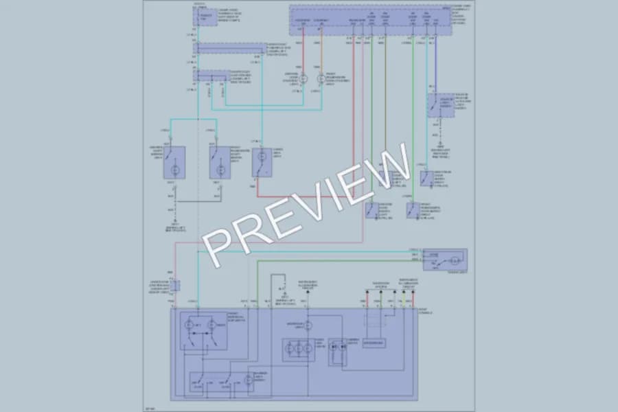 2011 Acura RDX Interior Lights wiring diagram preview