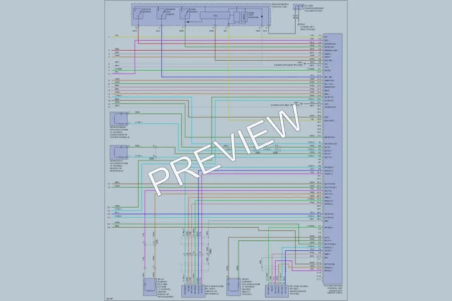 2011 Acura RL Anti Theft wiring diagram preview