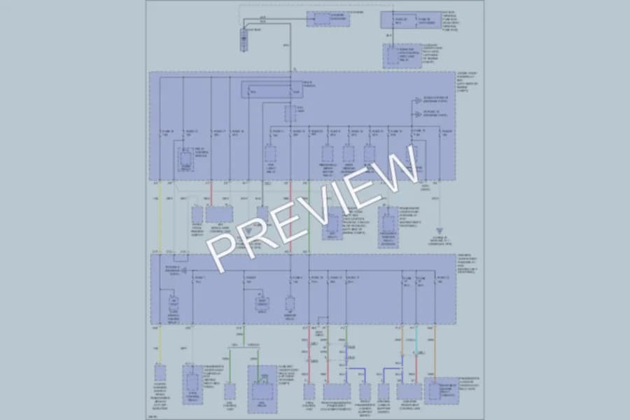 2011 Acura RL Power Distribution wiring diagram preview
