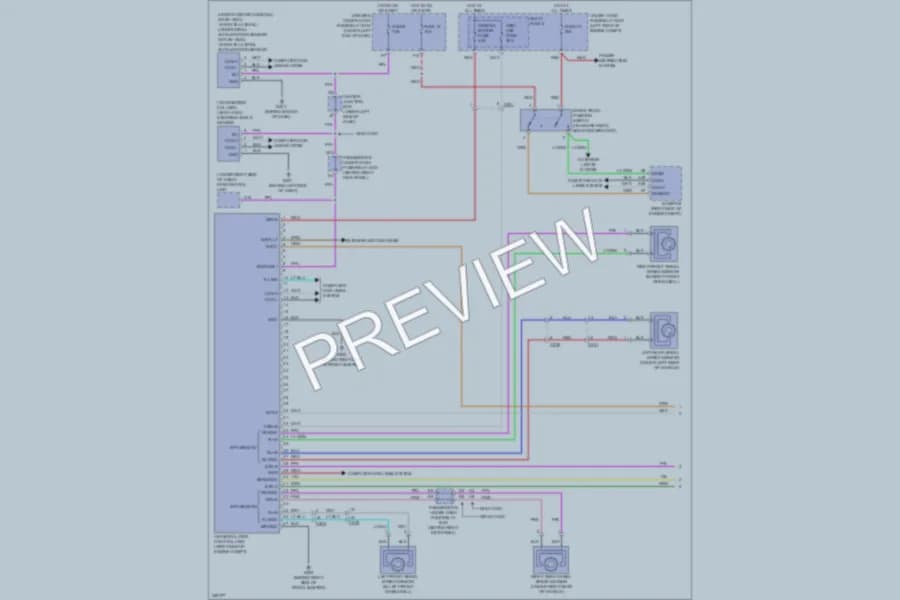 2011 Acura TL Anti Lock Brakes wiring diagram preview