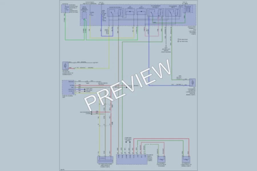 2011 Acura TL Cooling Fan wiring diagram preview