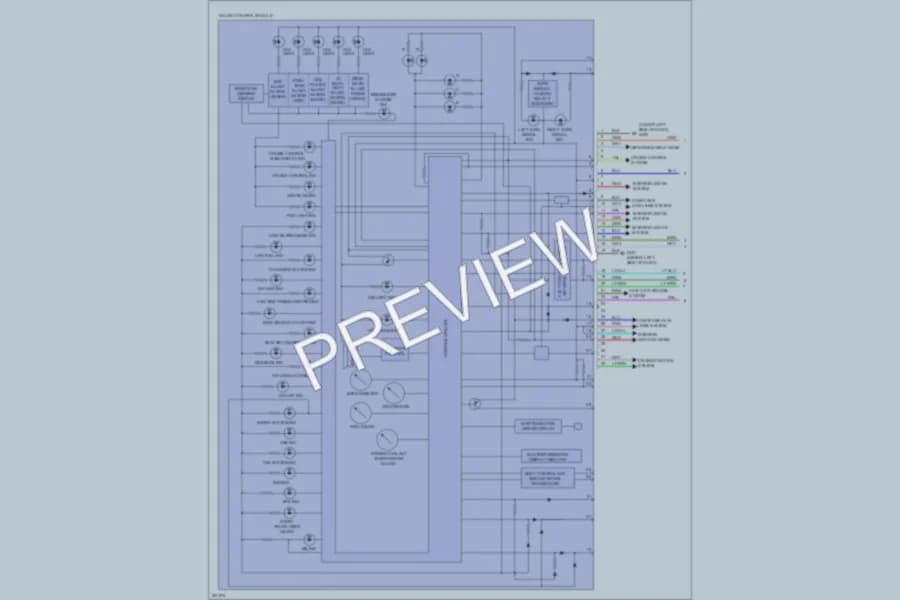 2011 Acura TL Instrument Cluster wiring diagram preview
