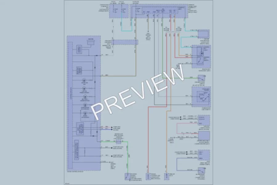 2011 Acura TL Warning Systems wiring diagram preview