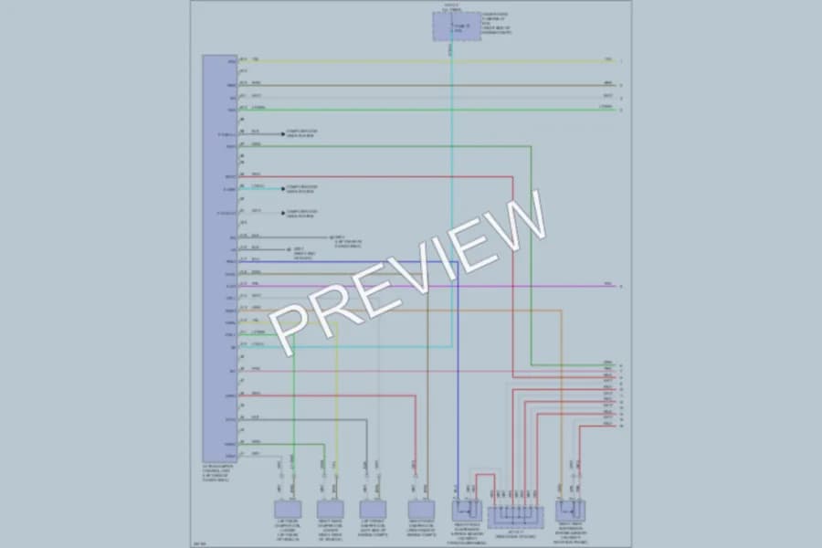 2011 Acura ZDX Electronic Suspension wiring diagram preview