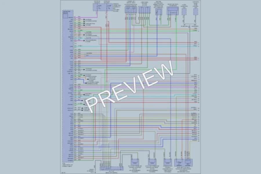 2011 Acura ZDX Engine Performance wiring diagram preview