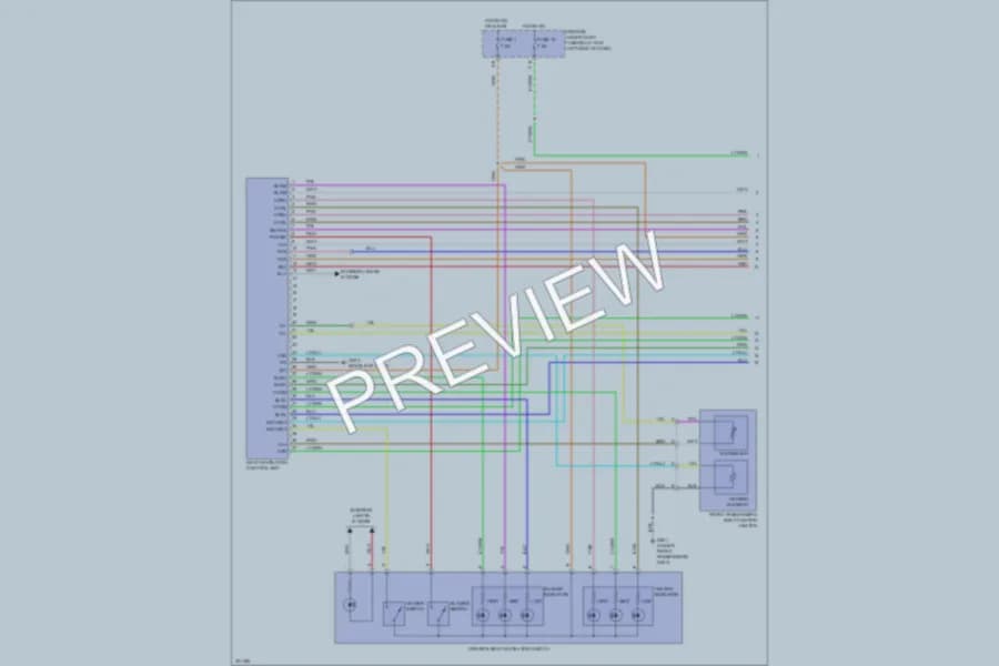 2011 Acura ZDX Power Seats wiring diagram preview