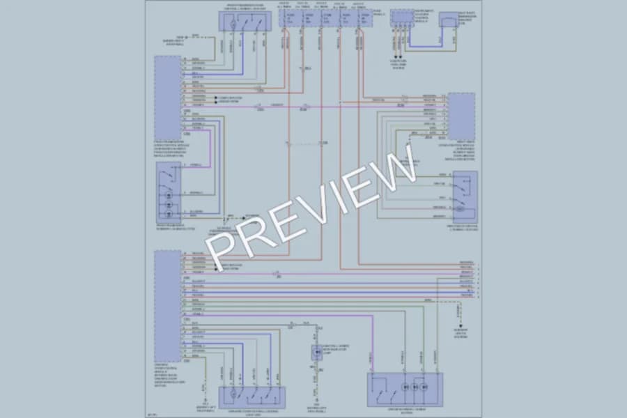 2011 Audi A3 Anti Theft wiring diagram preview