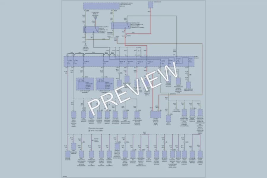 2011 Audi A3 Power Distribution wiring diagram preview