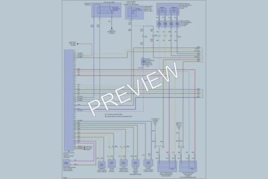 2011 Audi A4 Supplemental Restraints wiring diagram preview