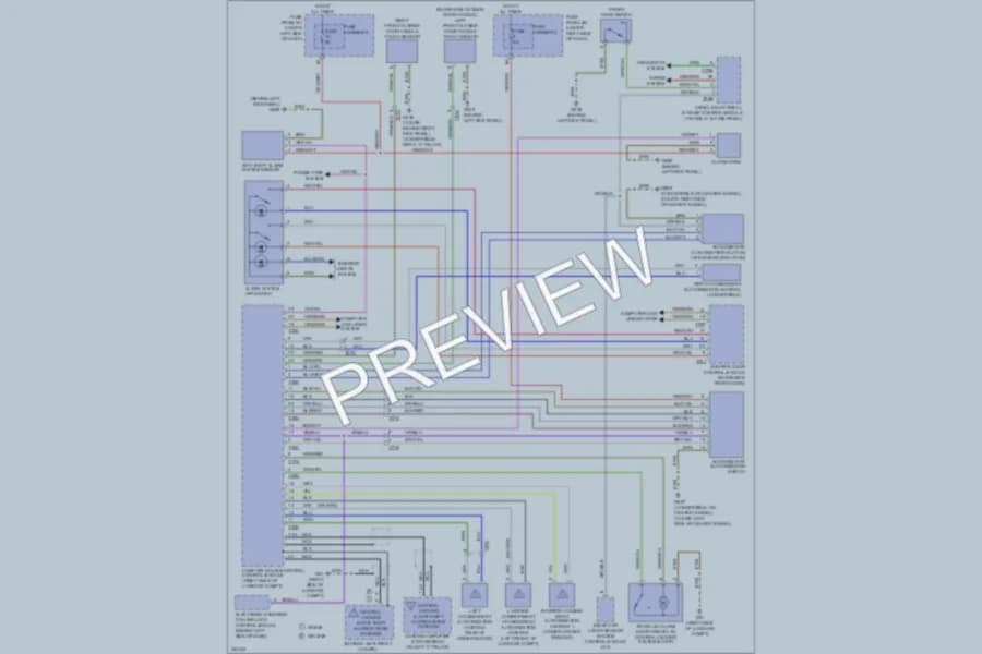 2011 Audi A5 Anti Theft wiring diagram preview