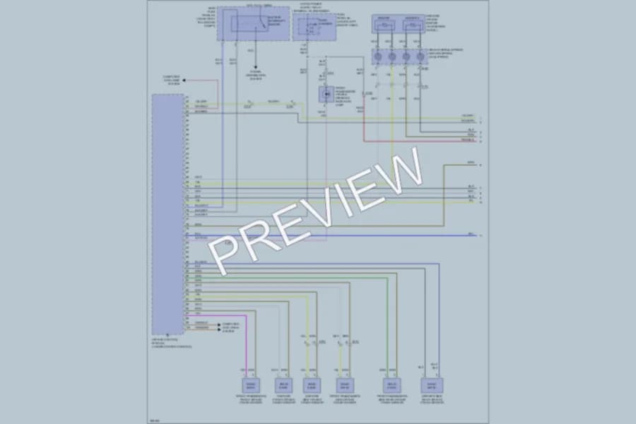 2011 Audi A5 Supplemental Restraints wiring diagram preview