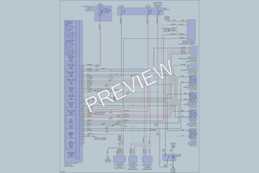 2011 Audi A6 Anti Lock Brakes wiring diagram preview