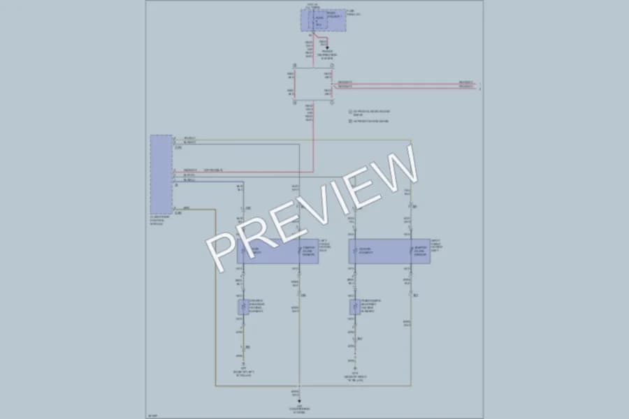 2011 Audi A6 Power Seats wiring diagram preview
