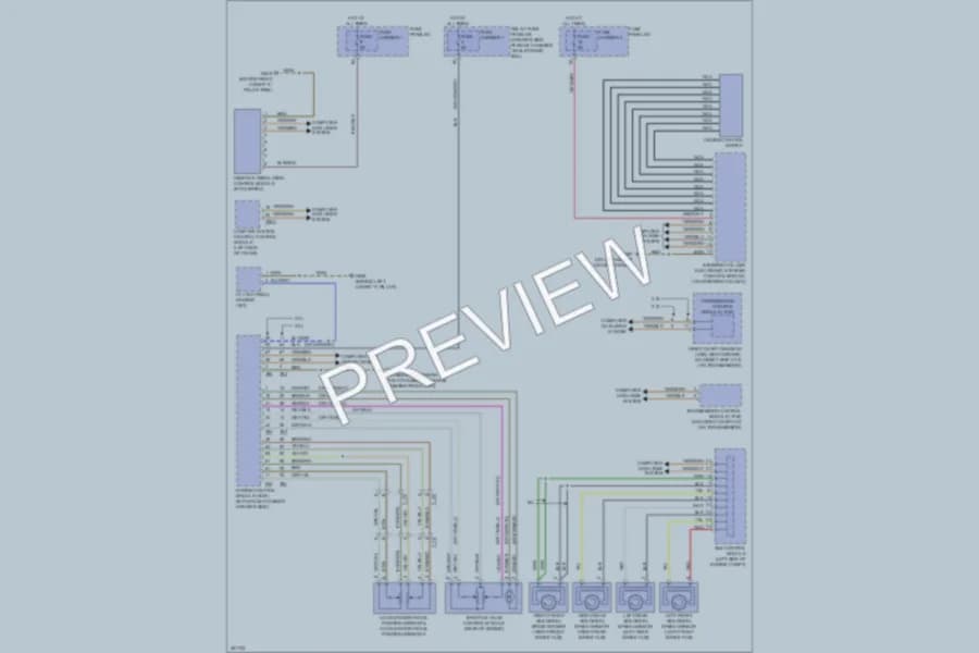 2011 Audi Q5 Cruise Control wiring diagram preview