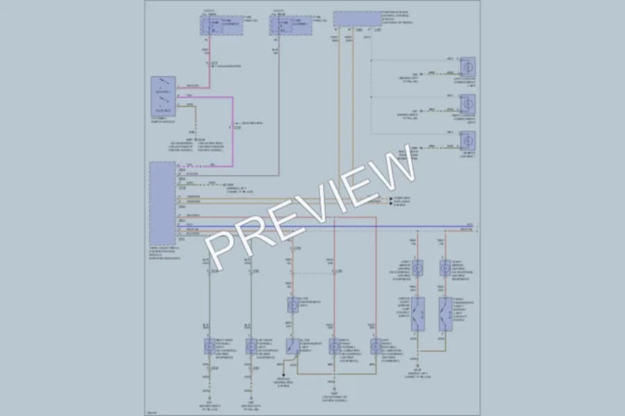 2011 Audi Q5 Interior Lights wiring diagram preview