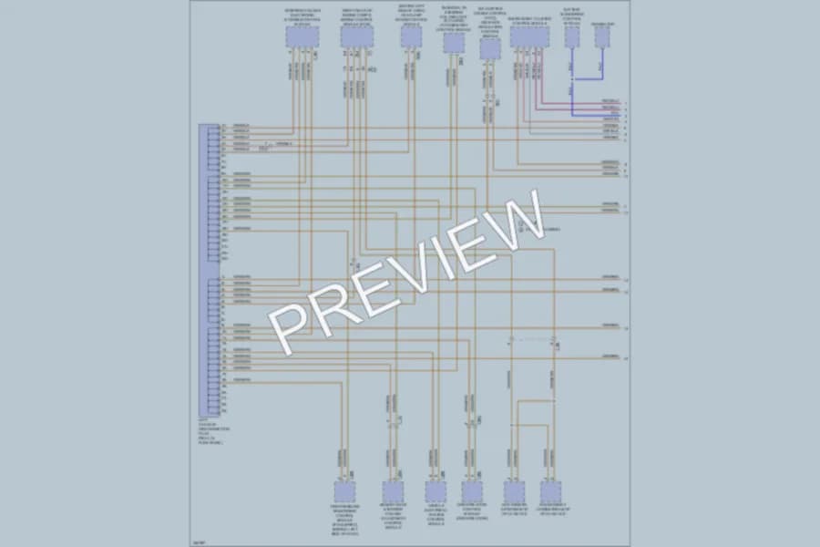 2011 Audi Q7 Computer Data Lines wiring diagram preview