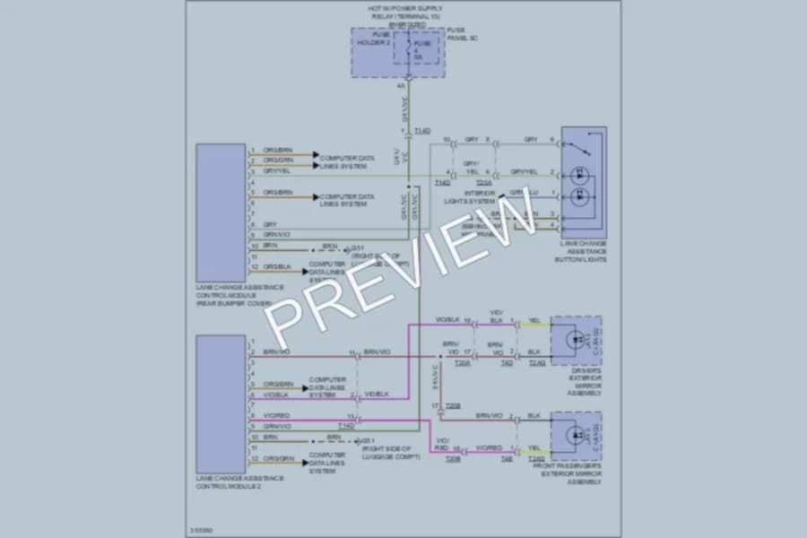 2011 Audi Q7 Navigation wiring diagram preview