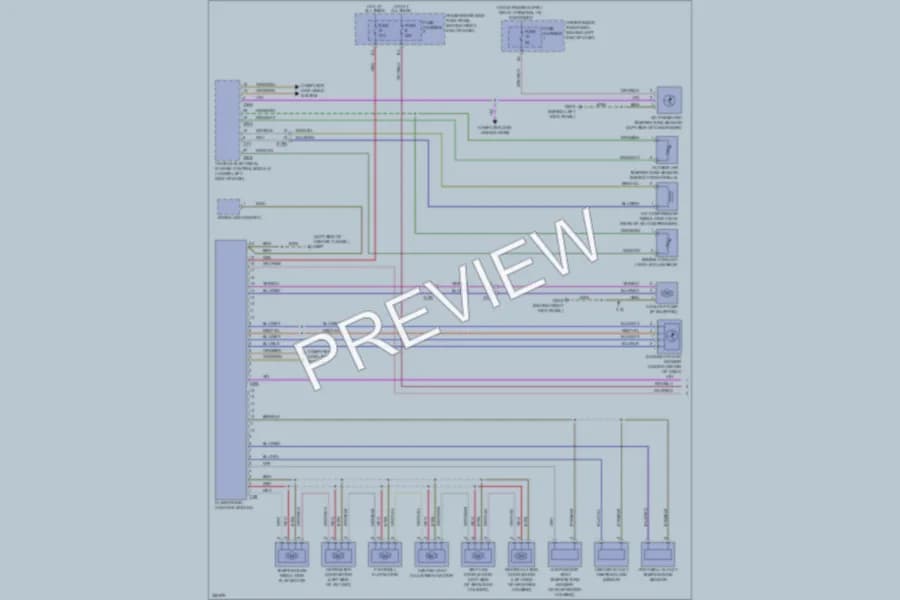 2011 Audi S4 Air Conditioning wiring diagram preview