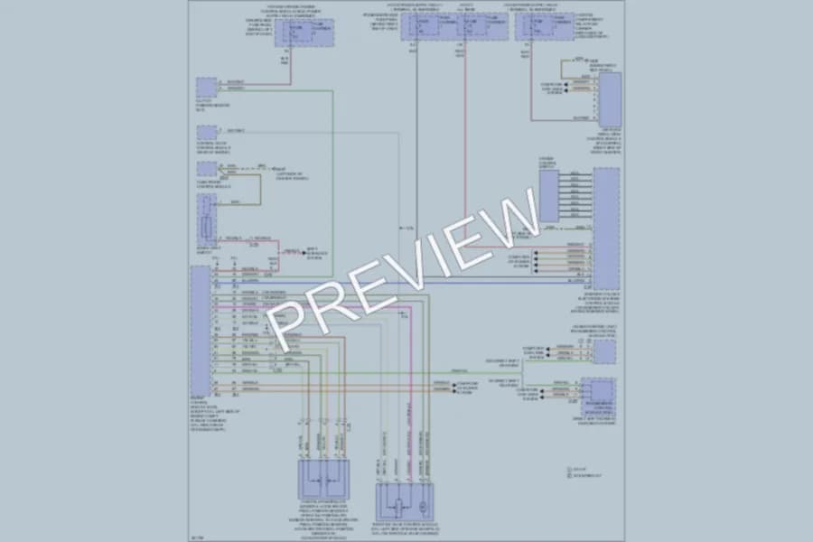 2011 Audi S4 Cruise Control wiring diagram preview