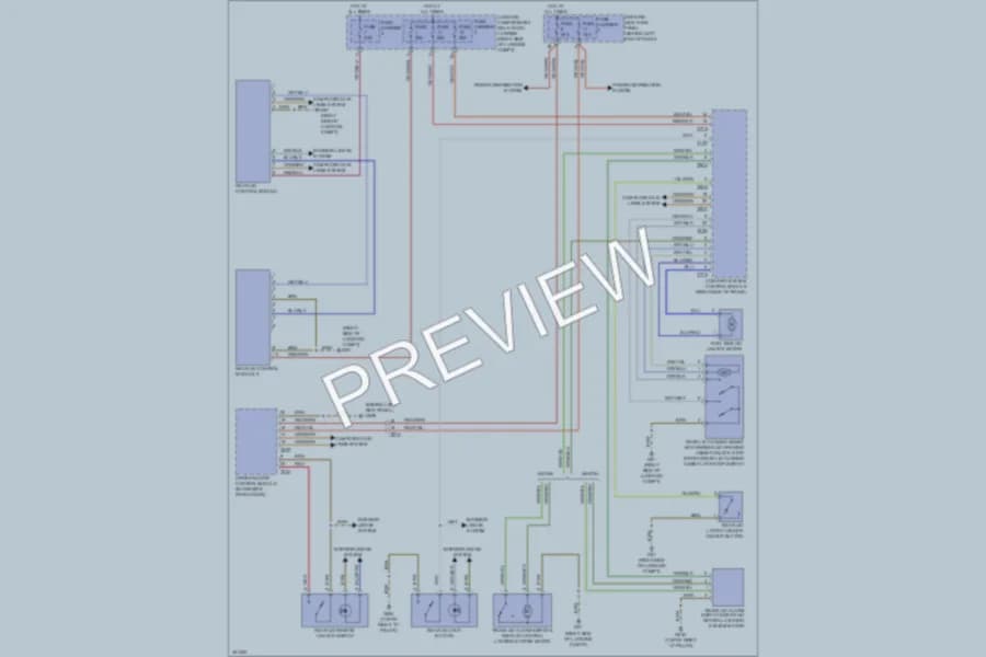 2011 Audi S4 Trunk Tailgate Fuel Door wiring diagram preview