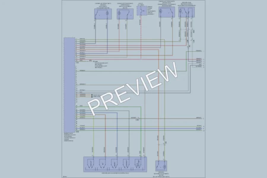 2011 Audi S5 Memory Systems wiring diagram preview