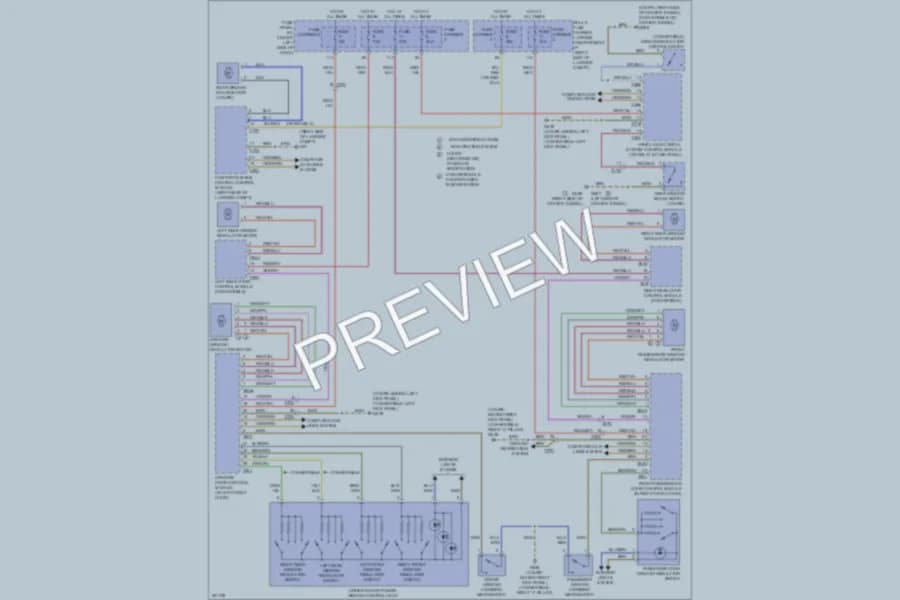 2011 Audi S5 Power Windows wiring diagram preview