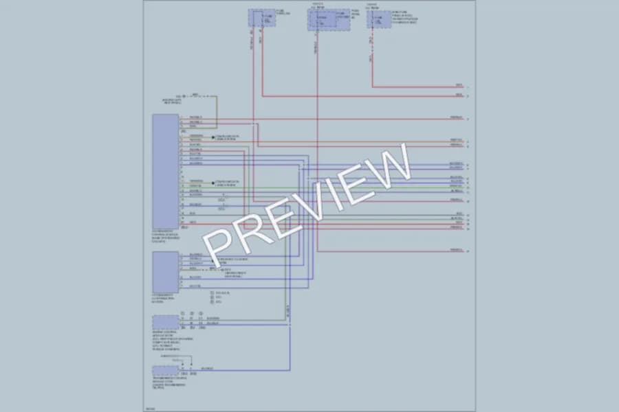 2011 Audi S6 Anti Theft wiring diagram preview