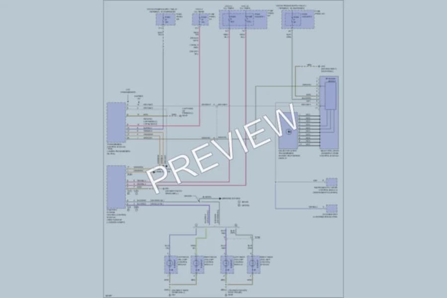 2011 Audi S6 Exterior Lights wiring diagram preview