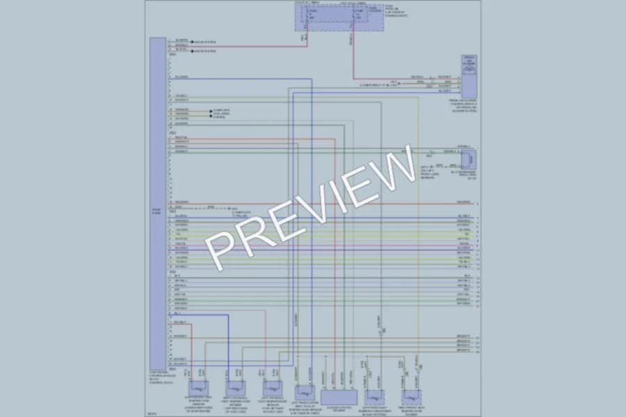 2011 Audi TTS Air Conditioning wiring diagram preview