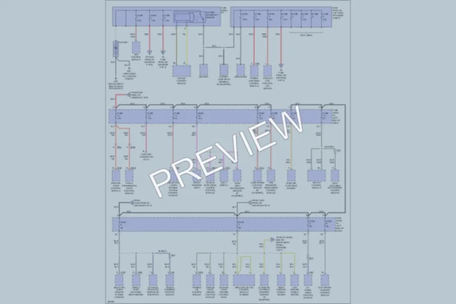 2011 Audi TTS Power Distribution wiring diagram preview