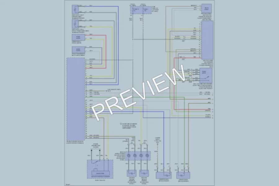2011 Audi TTS Supplemental Restraints wiring diagram preview
