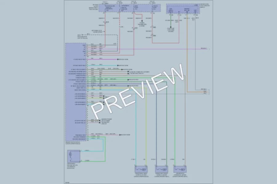 2011 Buick Enclave Memory Systems wiring diagram preview