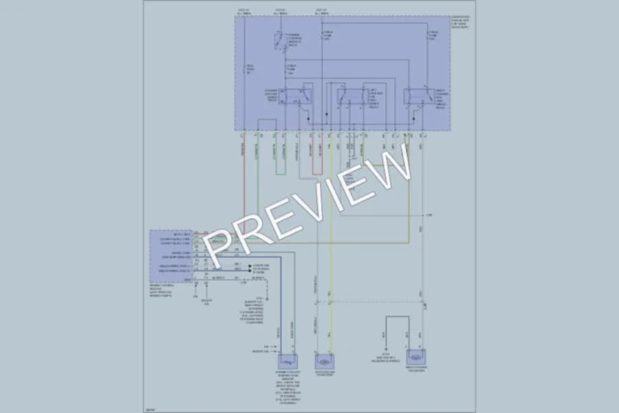 2011 Buick LaCrosse Cooling Fan wiring diagram preview