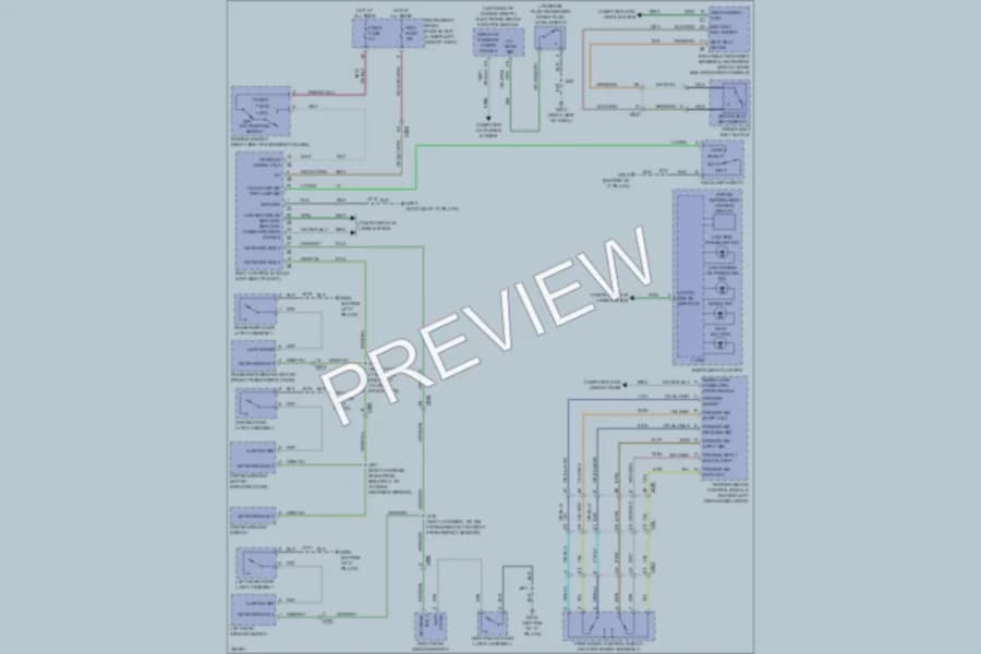 2011 Buick LaCrosse Warning Systems wiring diagram preview