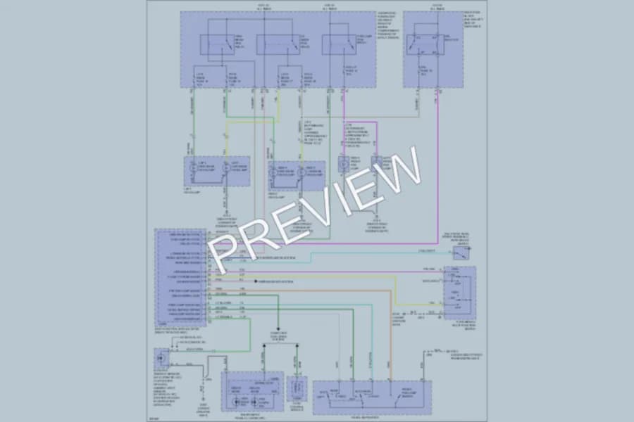 2011 Buick Lucerne Headlights wiring diagram preview