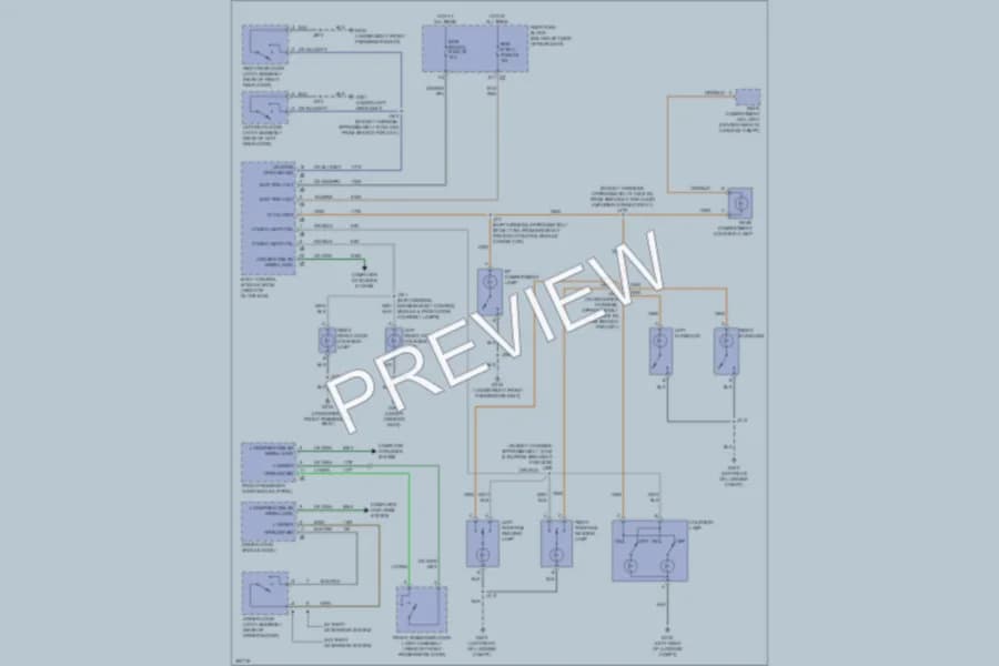2011 Buick Lucerne Interior Lights wiring diagram preview