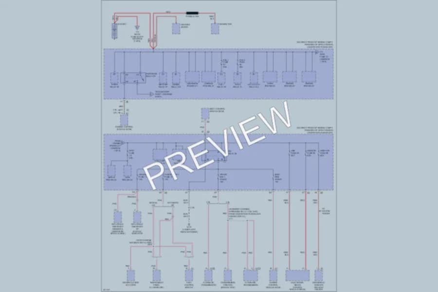 2011 Buick Lucerne Power Distribution wiring diagram preview