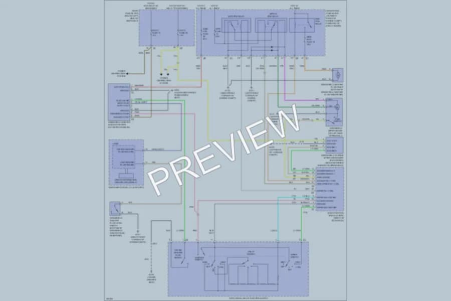2011 Buick Lucerne Wiper Washer wiring diagram preview