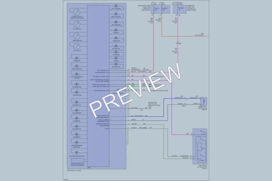 2011 Buick Regal Instrument Cluster wiring diagram preview
