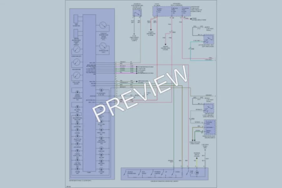 2011 Cadillac CTS Instrument Cluster wiring diagram preview