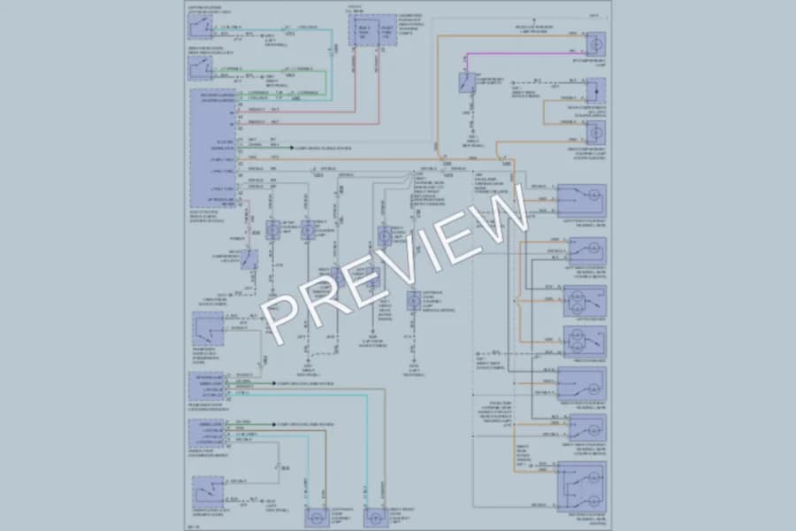2011 Cadillac CTS Interior Lights wiring diagram preview