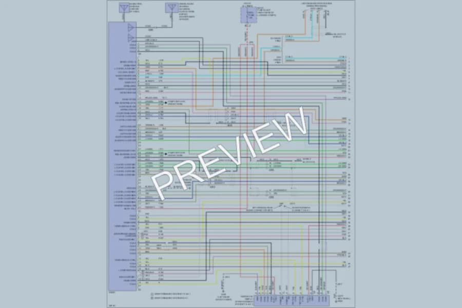 2011 Cadillac CTS Navigation wiring diagram preview