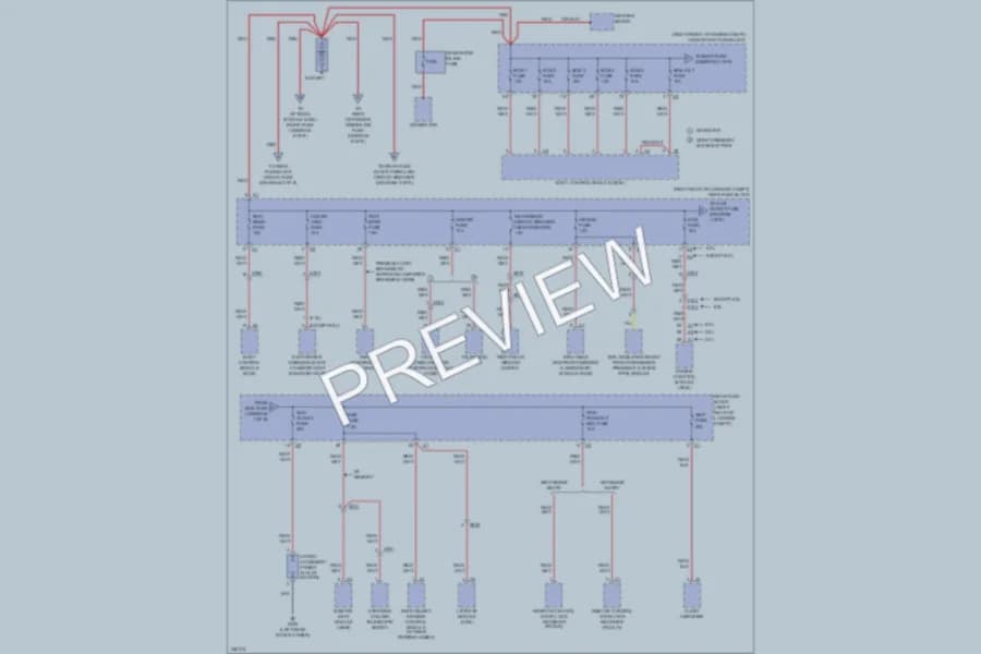 2011 Cadillac CTS Power Distribution wiring diagram preview