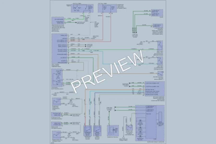 2011 Cadillac CTS Warning Systems wiring diagram preview